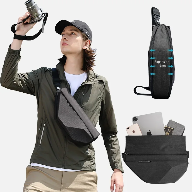 Bange-Unisex Cross Bag Shoulder Bags, mochila impermeável, vários bolsos, anti-roubo, mochila multiúso, presente do esporte