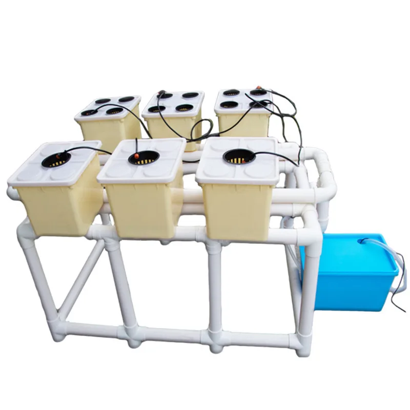 

Balcony Soilless Cultivation Hydroponic Melons, Fruits and Vegetables Planting Set with Shelves Bucket System Flower Pot