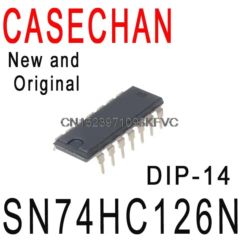 5PCS New and Original HD74HC126P 74HC126  DIP-14 In Stock IC SN74HC126N