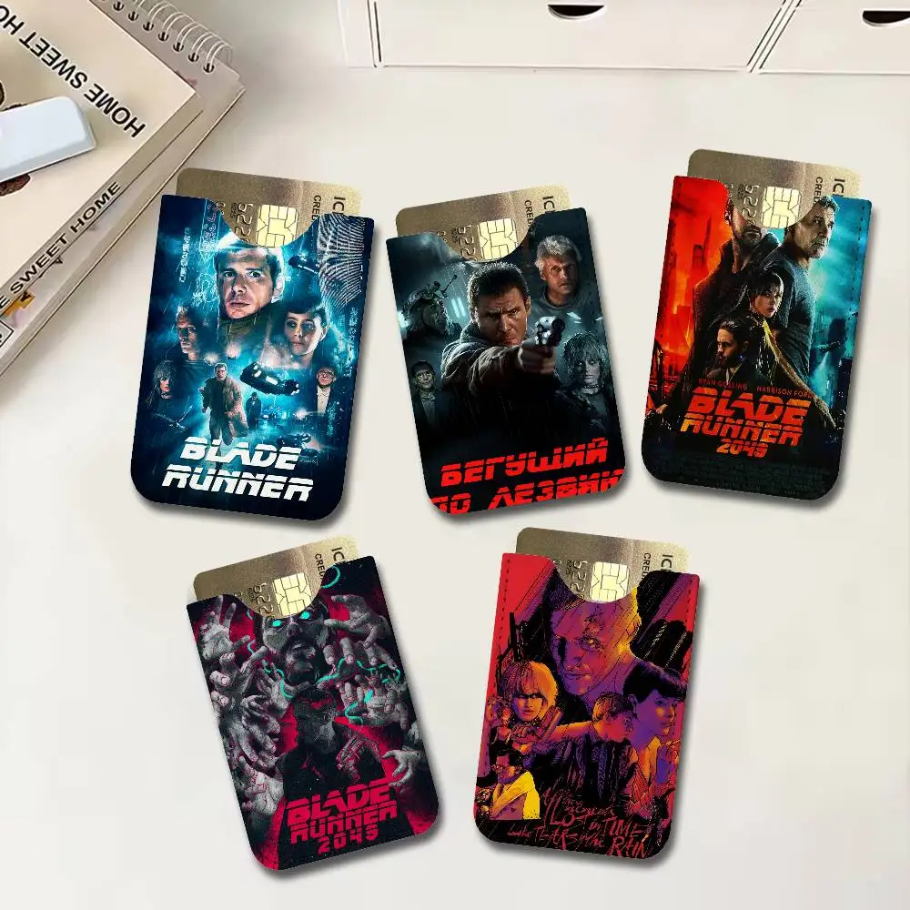 Retro Blade Runner Movie New Leather Card Small Retro Cowhide Coin Purse Men/Women Luxury Card Holder
