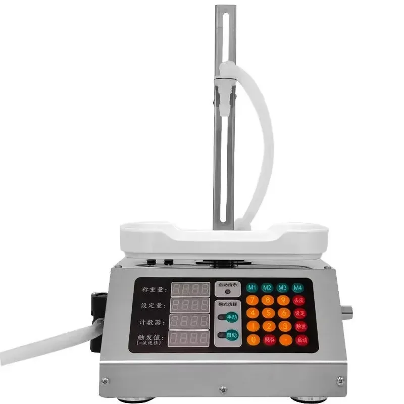 CSY-4200 Semi-Automatic Electric Gear Pump Filling Machine with 2-5G Accuracy for Wine Soy Sauce Vinegar & Beverage