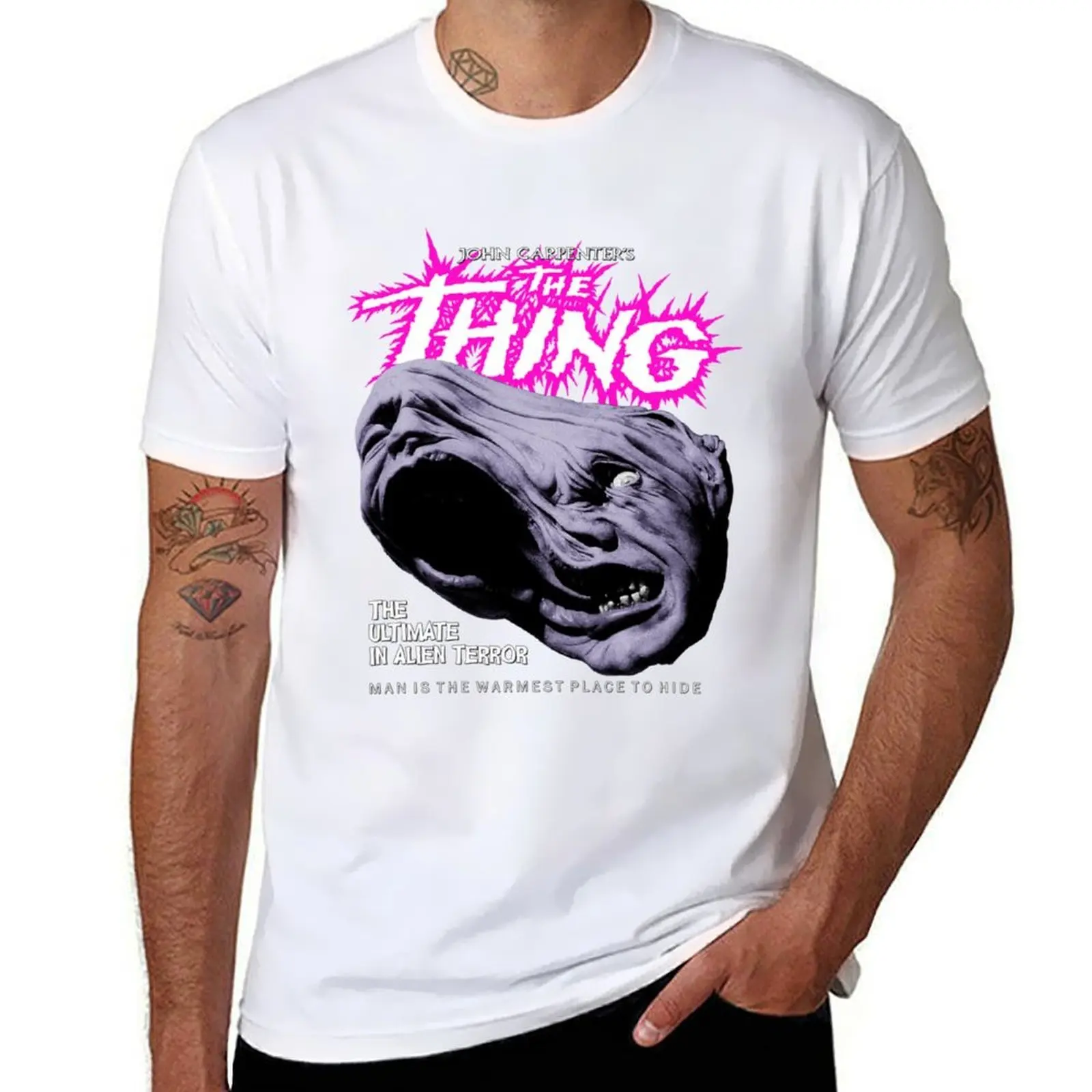 

The Thing John Carpenter Horror Sci Fi T-Shirt funny t shirts cotton man t shirts cotton T-Shirt
