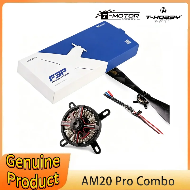 

T-MOTOR AM20 PRO Combo (AM20 Brushles Motor + AM06A ESC + T10x3.1 / FS10x3.1 Prop) For RC Fixed-Wing Airplane Drone