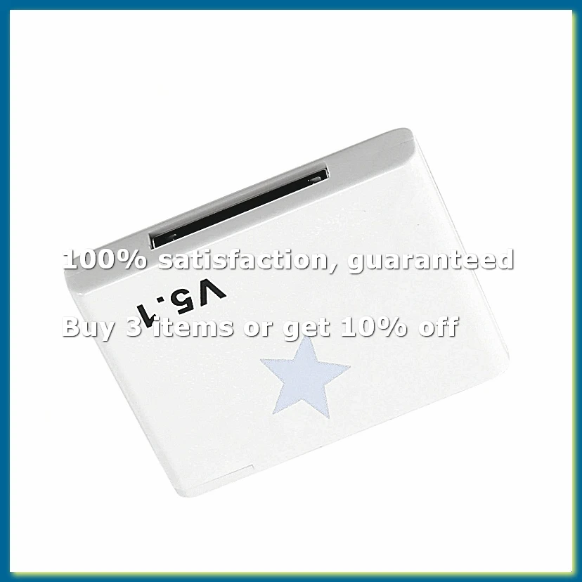 ●30 Pin Bluetooth 5.1 Audio Receiver A2DP Music Mini Wireless Adapter for 30Pin Jack Analog Speaker White