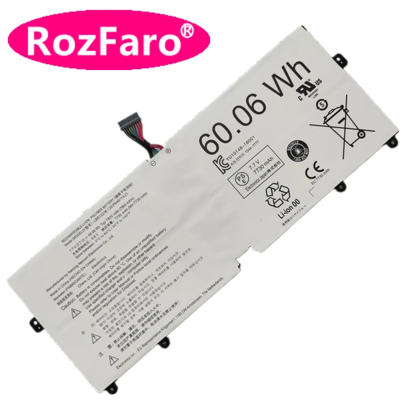 Rozfaro lbr1223eグラム用バッテリー13z970 13z975 14z970 14z970a 15z970 15zd970 15z975 15zd975 14z980 15z980 gr30k gx30k 55