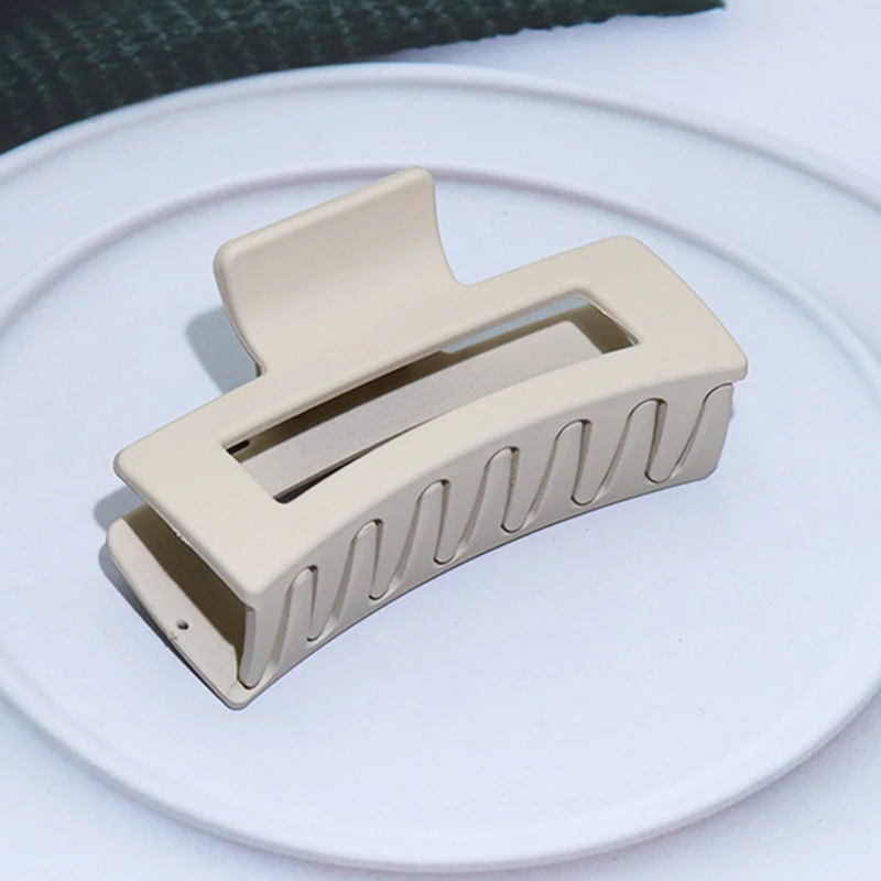 Koreaanse Vrouwen Meisjes Plastic Haar Klauwen Haarspeldjes Hoofddeksels Grote Maat Haarspeld Krab Barrette Mode Ornament Haaraccessoires