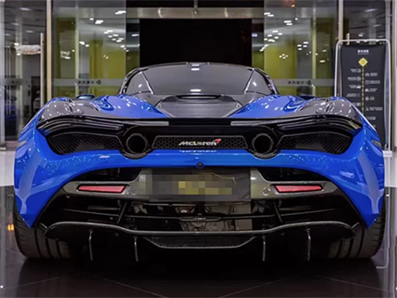 

V Style Carbon Fiber Rear Diffuser for McLaren 720s Coupe Body Kit Small Rear Lip Surrounding