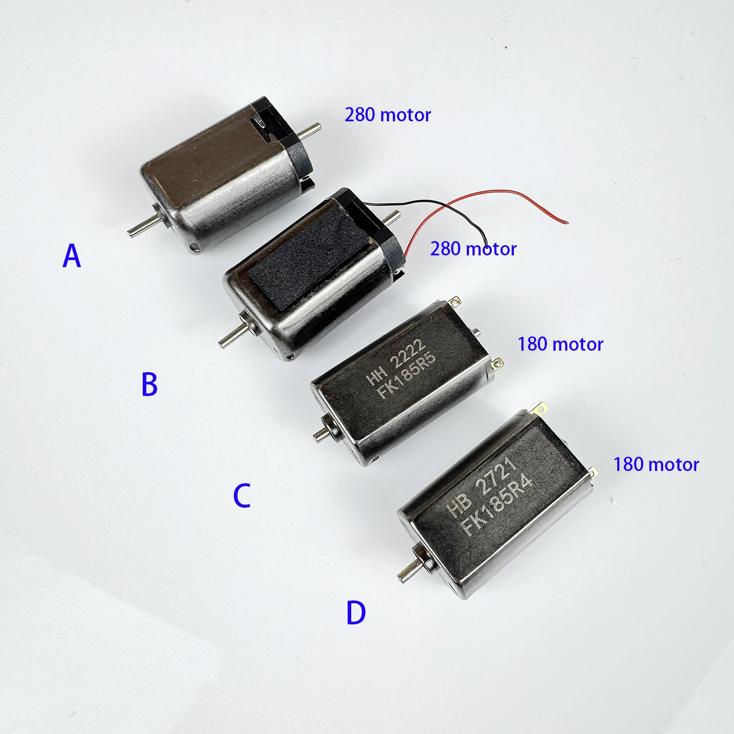 1 Pieza Motor de Rotor de 5 Polos Precious 180/280, 12V CC, Alta Velocidad, para Modelos de Trenes a Escala HO