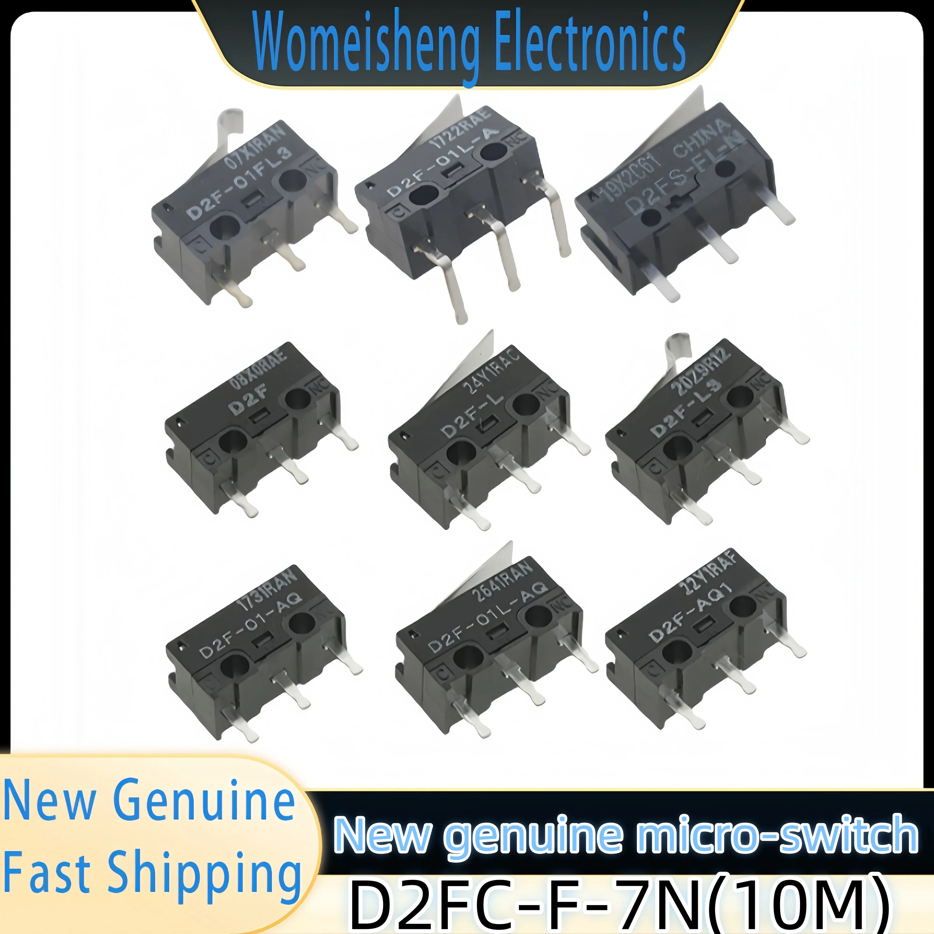 

New Original Genuine D2FC-F-7N(10M) Micro Switch 1PCS