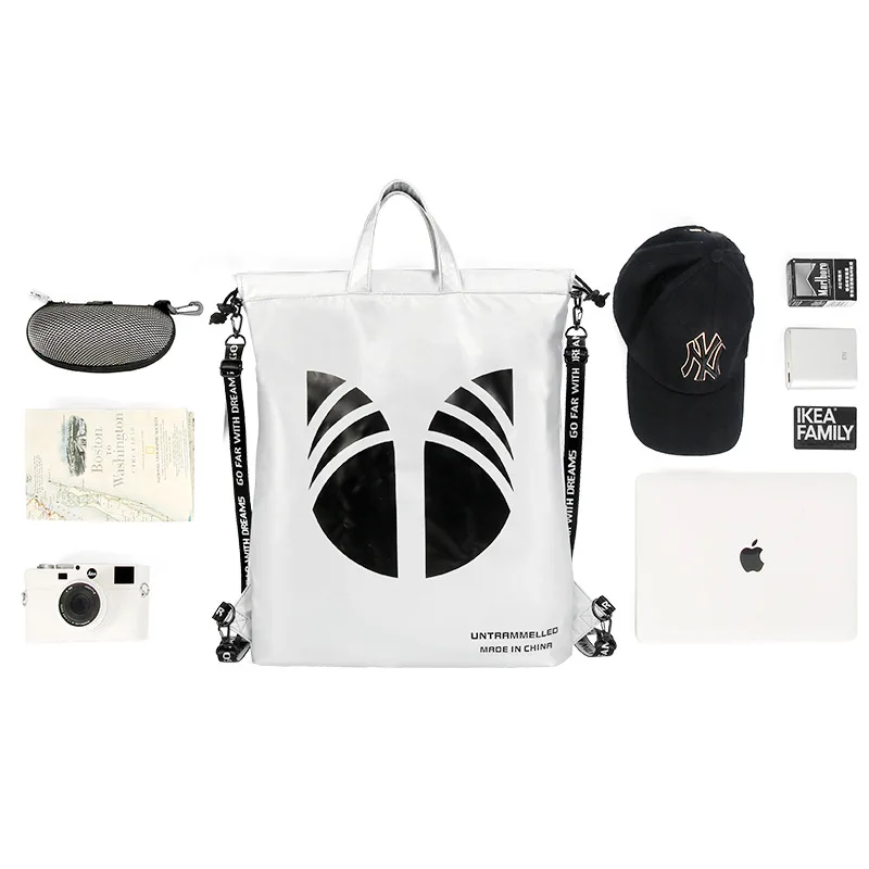 

BIWEI Sports Drawstring Bag - Ventilated Basketball/Football Backpack with Waterproof Pocket (Lightweight & Compact)