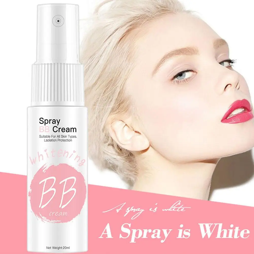 Spray de base hydratant blanchissant, BB crème, correcteur éclaircissant, beauté du visage, soins de la peau, fond de teint, maquillage, cosmétiques coréens, 20ml