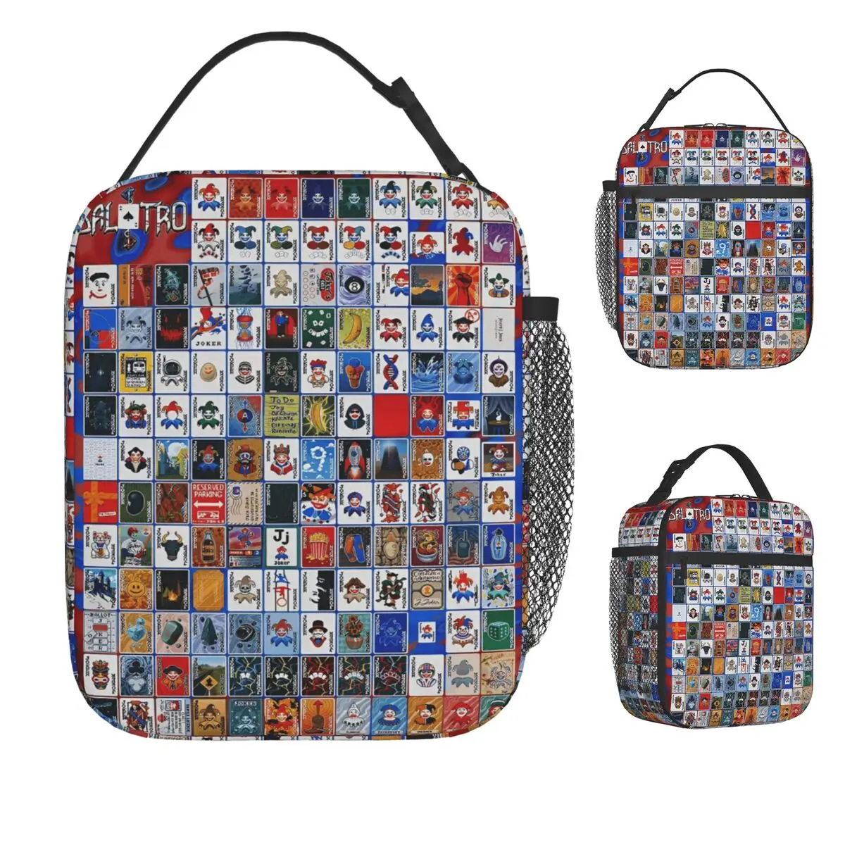 Balatro بطاقة الألعاب جوكر حقيبة الغداء للرجال صندوق الغداء الترفيه العمل حقيبة للحفاظ على البرودة المحمولة سستة أكسفورد حمل أكياس الغذاء #1