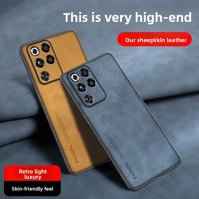 DEYI ينطبق ZTE Nubia RED MAGIC 11 pro حافظة هاتف محمول جلد الغنم الأعمال غطاء حماية غير رسمي