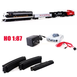 BACHMANN Train Model HO 1/87 American Series Simulation Train Model Set 00691 with Light Track Car Toy