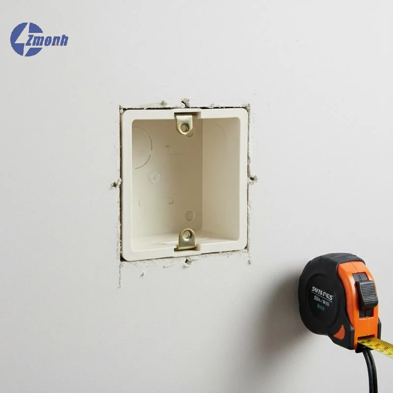New！86 Type PVC Electrical Junction Box Assemble Design Sturdy Structure For Home Renovation Commercial Electrical Wiring