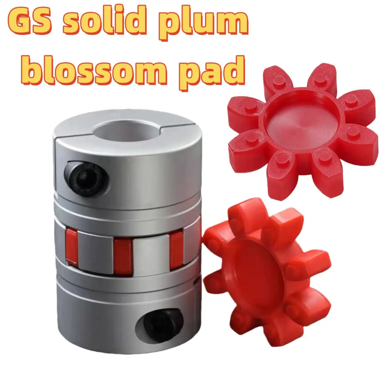 1-5pcs veekaft GS Coupling Torx Pads Φ10-Φ75 Hexagonal Elastic Ring Rubber Mats Coupling Elastic Buffer Pads Polyurethane