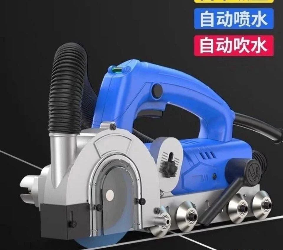 Electric seam cleaning machine slotting machine seam cleaning