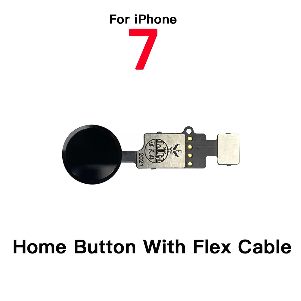 Inside Parts Replacement For iPhone 7 Front Camera Power Volume Home Button Flex Cable Earpiece Loud Speaker Full Screws