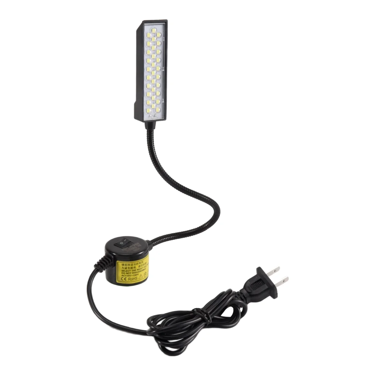 A40T 30 LED Sewing Machine Light Sewing Lighting for Workbench Lathe Drill Flexible Gooseneck Arm Work Lamp US Plug