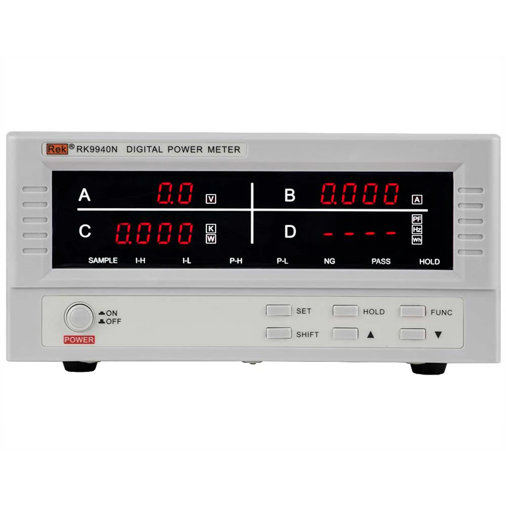 RK9940N digital power meter for measuring voltage, current, power, and intelligent electricity measurement instrument