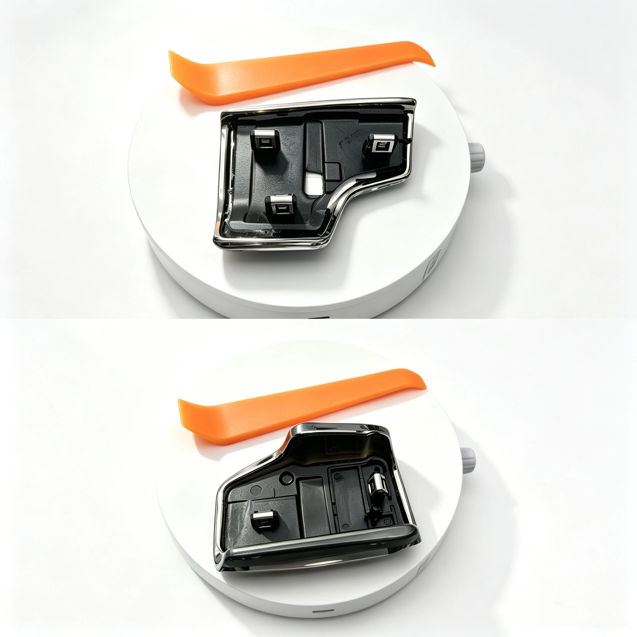 LED-Linkslenker passend für Audi A4 A5 A6 A7 Q5 Q7 Kristall-LED-Getriebekopf, siebenfarbiger LED-Kristall-Gangschaltkopf, Aufladen – Detail 3