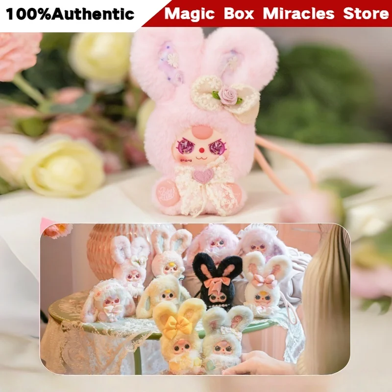 

New Official Baby Three Romance Cipher Series Plush Blind Box Cute Soft Fluffy Bag Pendant Trendy Toy Home Decor Gift For Adults