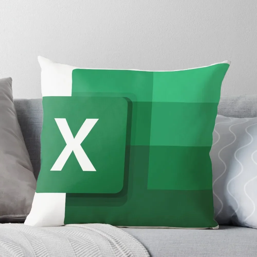 Microsoft Excel Throw Pillow Cushion Child Room decorating items Cushion Cover Set Pillow Covers Decorative Pillow