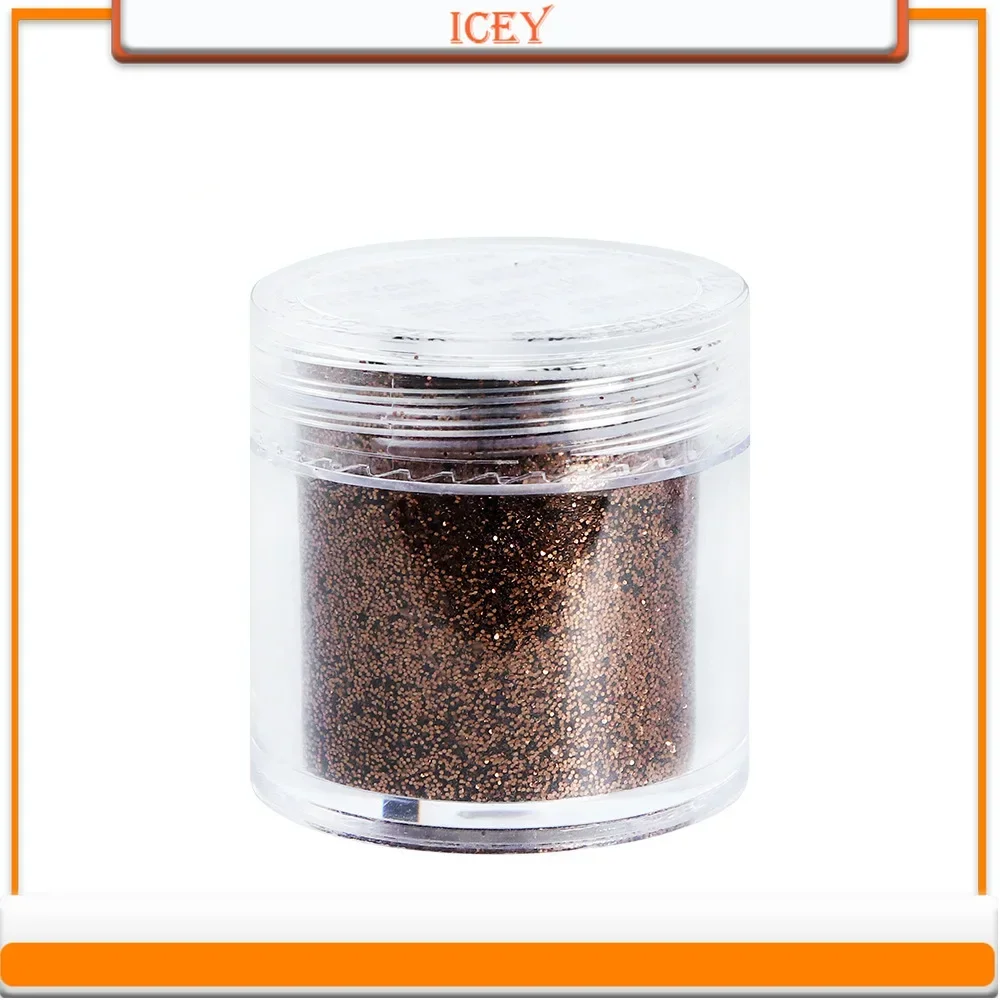 Icey Beauty 10ml Nail Glitter Glitter Bottle Coffee Brown Gold Onion Powder Autumn and Winter Nail Powder Decoration