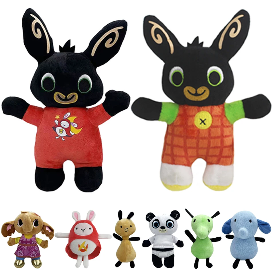1-9pcs Anime Bing Bunny Plush Cartoon Toys fill Plush kawaii Doll Bunny Ornament Accessories Birthday Christmas Gifts
