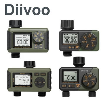 Diivoo programmable drip irrigation timer garden irrigation system with 1/2 outlet automatic greenhouse watering equipment