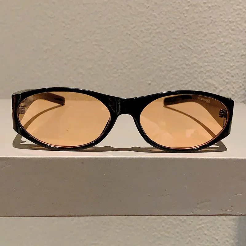 Luxury Brand Designer Vintage Oval Sunglasses Women For Men 2024 Sun Glasses Trendy Punk Popular Sexy Ladies Outdoor Eyeglasses