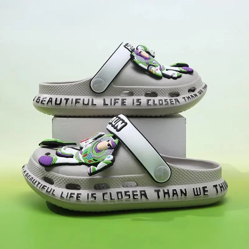 

Children's Hole Shoes Boys Slippers Summer Middle and Old Children's Baby Middle and Old Children Soft Sole Non-slip Outer Wear