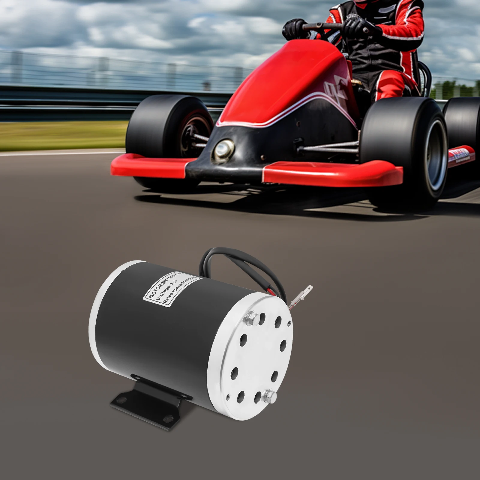 

MY1020 1000W 36V Brushed DC Motor High-Speed Electric Drive Motor Brush Motor for DIY E-Bikes Mini Bikes Go-Karts Scooters