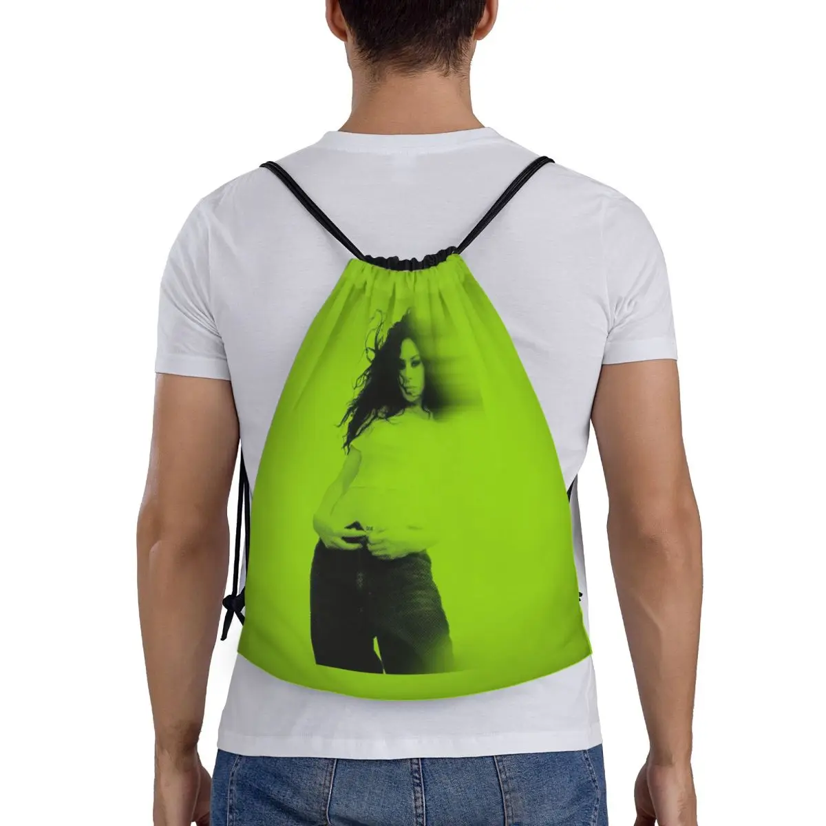 

Brat Charli Xcx Backpacks Casual Portable Drawstring Bags Sports Bag Book Bags For Man Woman School