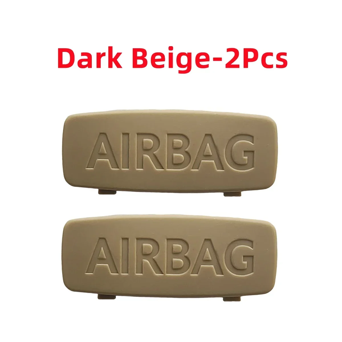For VW Jetta A5 A6 MK5 Golf 5 6 7 GTI Passat B6 B7 CC Polo 2Pcs A B C Pillar Airbag Emblem Cap 3C0853437C 1K8853437 5G0853437