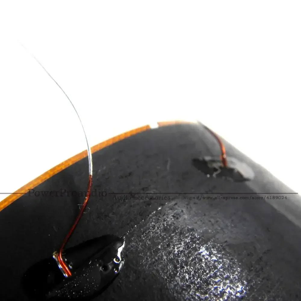 woofer de bobina de voz de baixo de 75mm com furo de saída de ar de som para alto-falante subwoofer de 12 polegadas-18 polegadas 8ohm entrada/saída