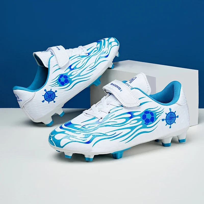 Chaussures de football basses pour enfants, bottes de football ultralégères pour enfants, entraînement d'enge en plein air, anti-alde, haute qualité, rencontre de football, 2024