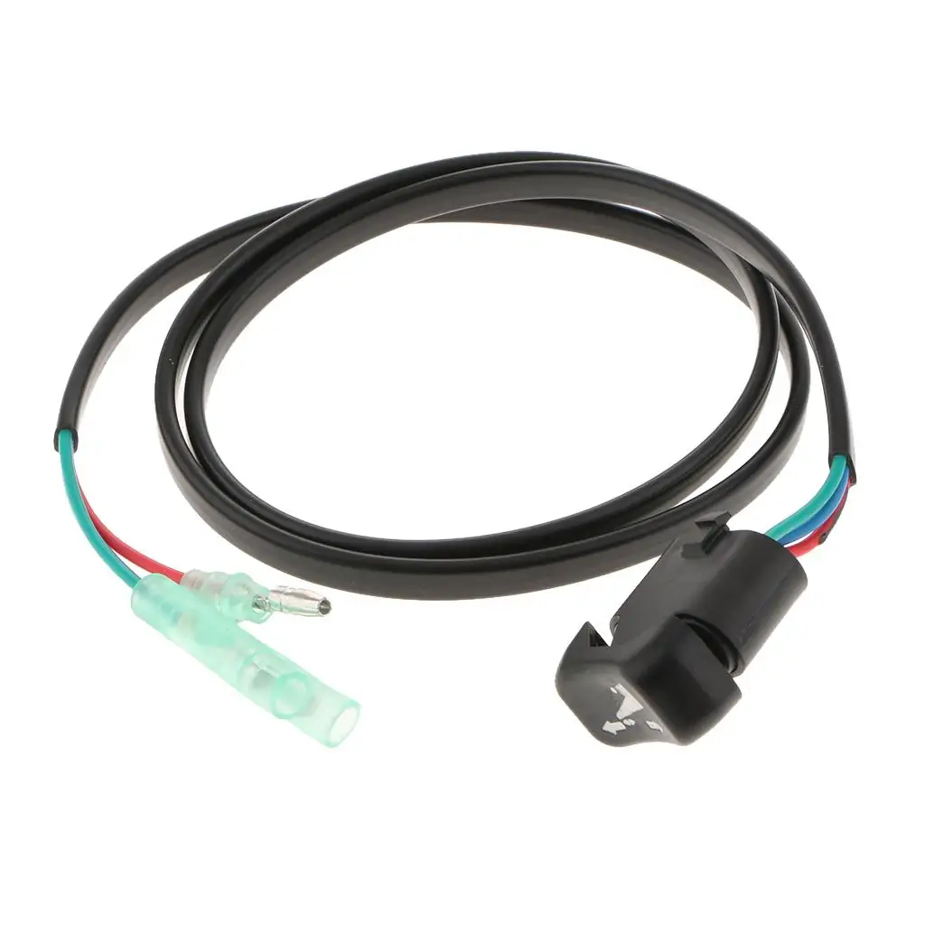 

Trim Tilt Switch Replacement Assembly Waterproof Black for Suzuki Outboard Motor 115 HP