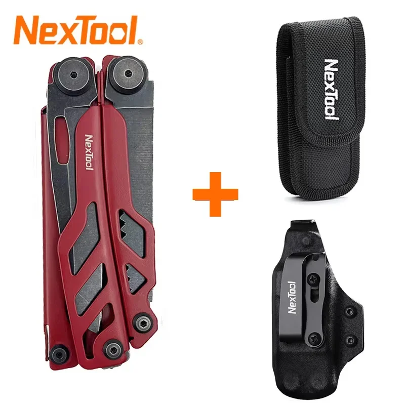 NexTool Flagship Pro Multitool Tang met Kydex-hoes, 16-in-1 Multitool, opvouwbaar, draagbaar, zakmes, multifunctionele schaar