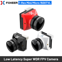 Foxeer T-Rex Mini/Micro 1500TVL 6ms Low Latency Super WDR FPV Camera Professional LED Track Mode for Rc Car Drone