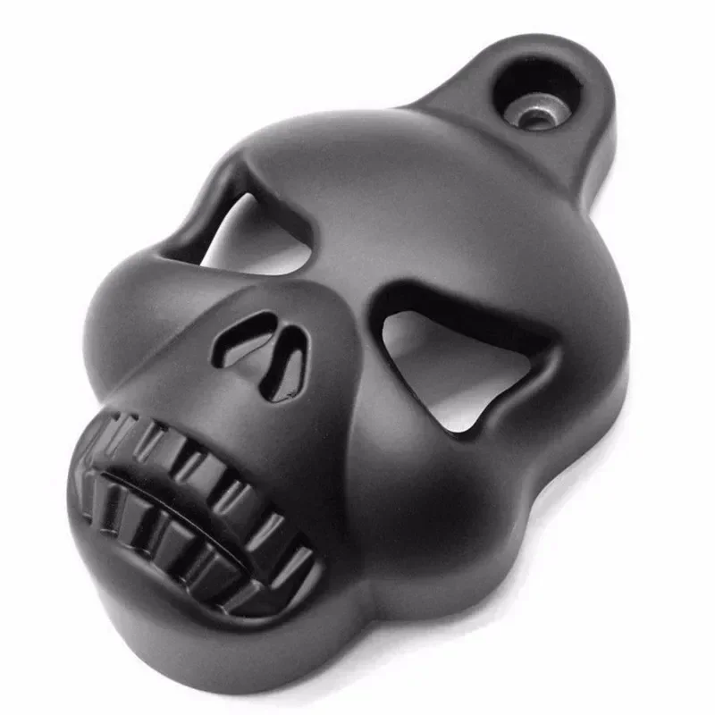

SKULL HORN COVER for Harley Big Twins V-Rods Dyna Sportster Softail 92-14 Custom