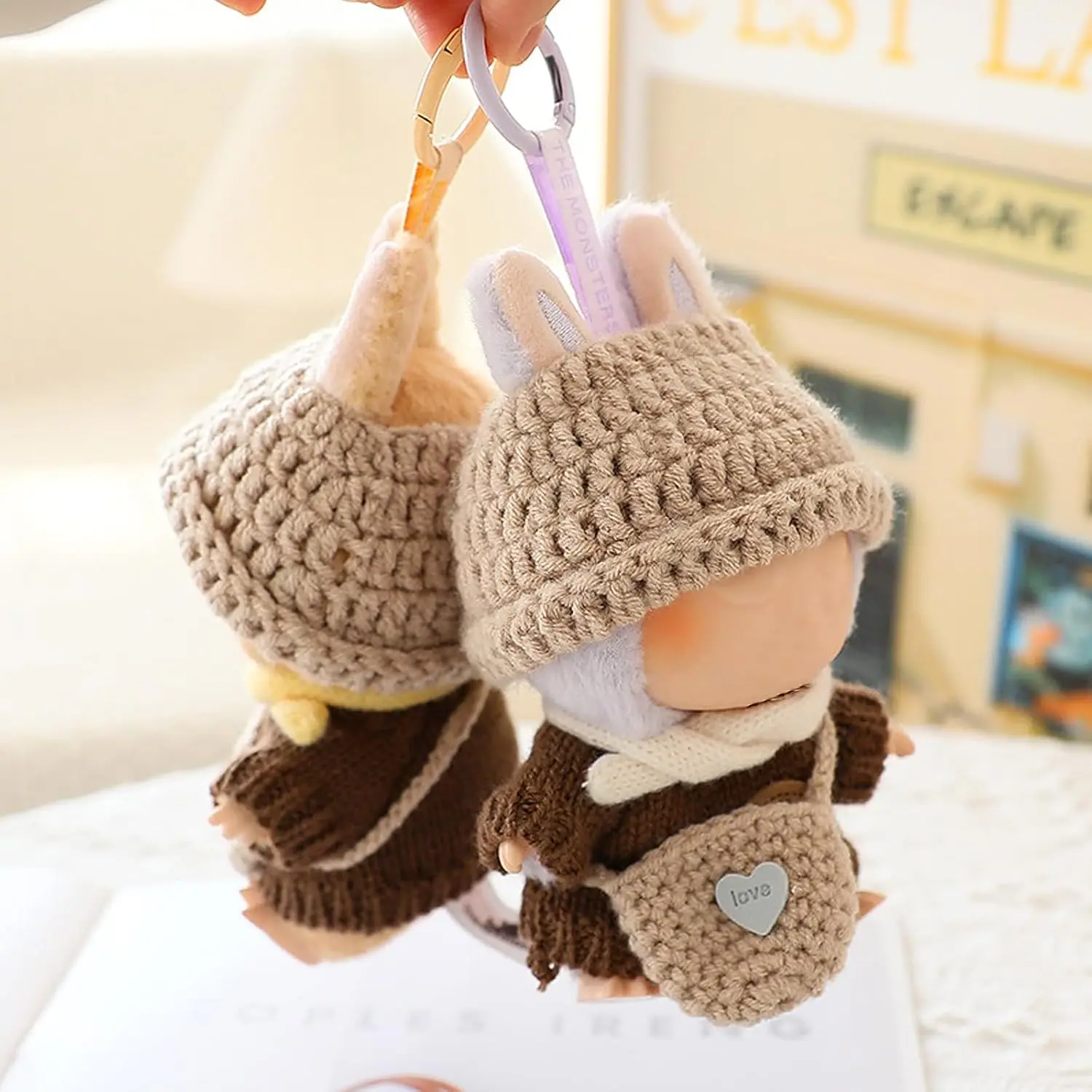 Clothes for Labubu(NO Doll), Fashion 17 Cm Lububu Dolls Clothes Accessories Suit, Cute Clothes for Labubu Dress Up Unique Style