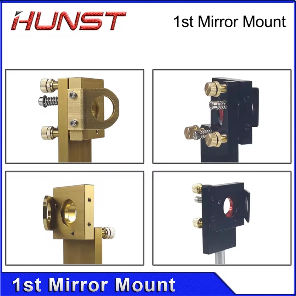 Hunst Co2 Laser First Reflection Dia 25mm Mirror Mount Support Integrative Holder for Laser Engraving Cutting Machine