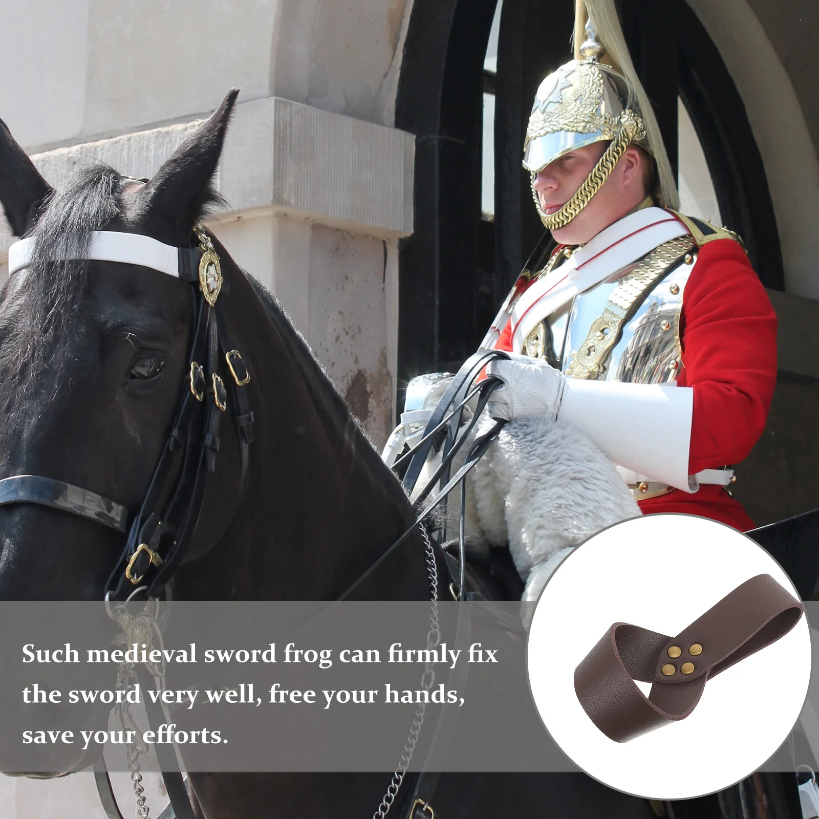 

Medieval Sword Frog Holder For Cosplay Stage Performance Belt Accessory Sword Fixing Tool