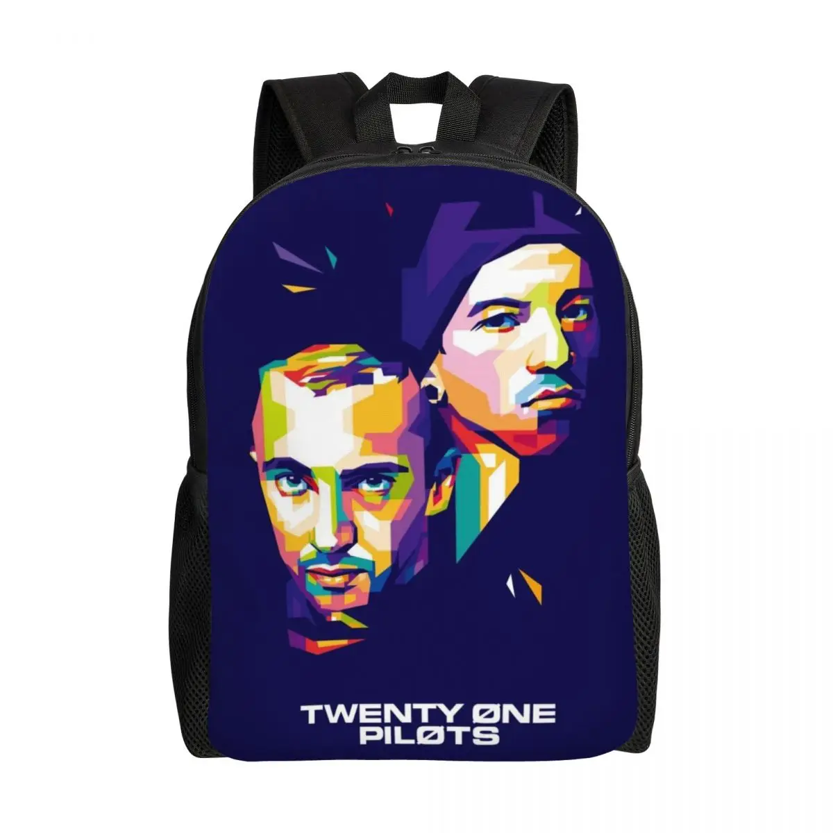 

Custom Classic Rock Band T-Twentys One P-Pilots Backpacks for Women Men Water Resistant School College Bag Print Bookbag