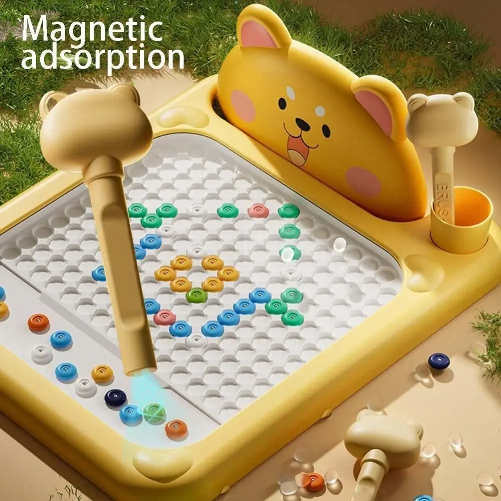 Nuovo cartone animato tavolo da disegno magnetico riutilizzabile Boost sviluppo abilità apprendimento giocattolo giocattolo da disegno portatile