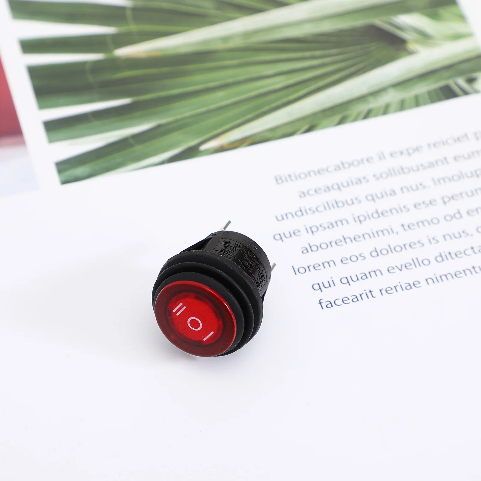 

Waterproof Car Switch SPDT Toggle Rocker Switch 3 Position On Off On Snap In Round Button Electrical Appliances Auto Home