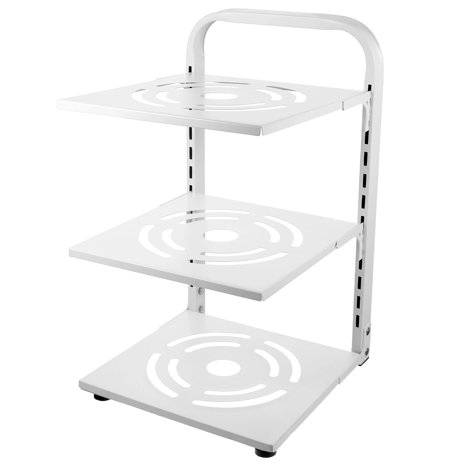 

Adjustable Pot and Basin Rack Holder Pan Organizer Pans Kitchen Racks for Organiser Multi-layer Storage