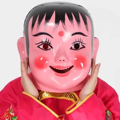 Folk Dance Big head doll Boy Girl Grandma Grandpa Halloween Cosplay Festival SHOW Costume