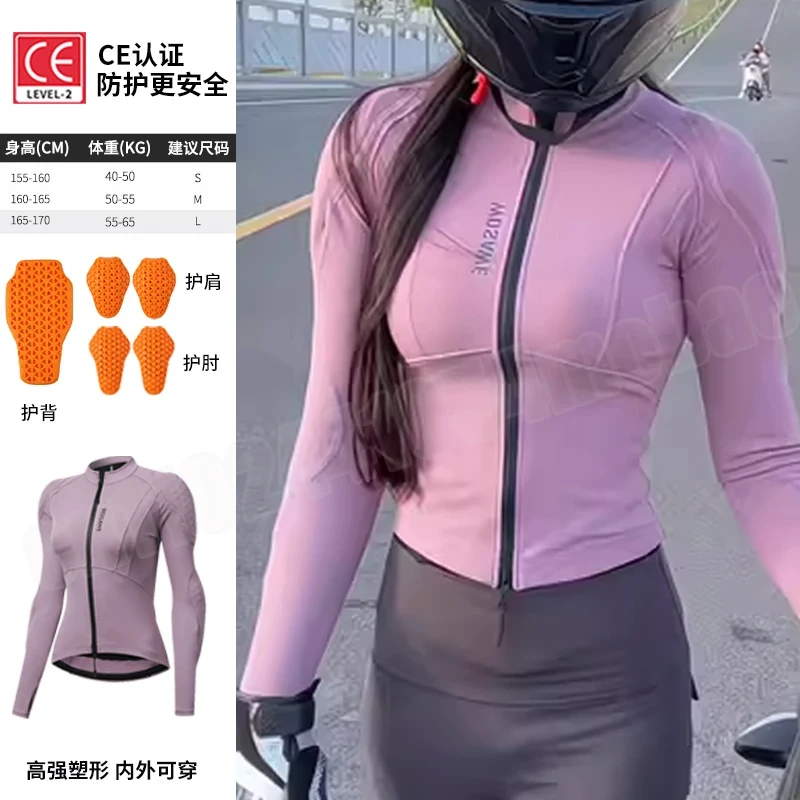 

Летняя мотоциклетная куртка, женская броня, одежда для мотокросса, дышащая мотоциклетная куртка, женская тонкая мотогоночная куртка